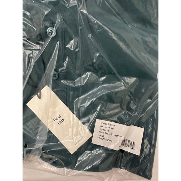 Swet Tailor All-In Polo – Spruce – Size L – NWT - Picture 4 of 4